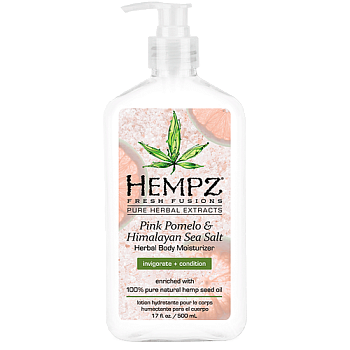 Hempz Молочко для тела увлажняющее Помело и Гималайская соль Pink Pomelo&Himalayan Sea Salt Herbal Body Moisturizer, 500мл