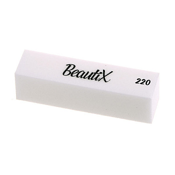 Beautix Бафик полировочный двухсторонний белый 220гр Beautix Бафик полировочный двухсторонний белый 220гр