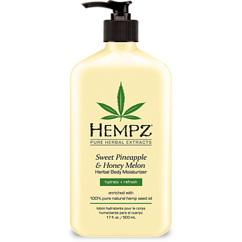 Hempz Молочко для тела увлажняющее Ананас&Медовая Дыня Sweet Pineapple&Honey Melon Herbal Moisturize, 500мл