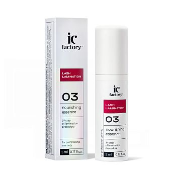 Innovator Cosmetics Состав #3 для ламинирования ресниц NOURISHING ESSENCE IC FACTORY, 5 мл
