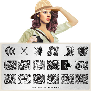 MoYou London Пластина для стемпинга Explorer №20