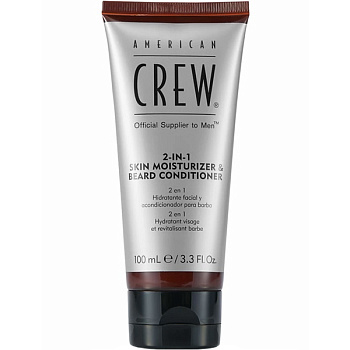 American Crew 2 in 1 Кондиционер для бороды и увлажняющее средство для кожи, 100мл
