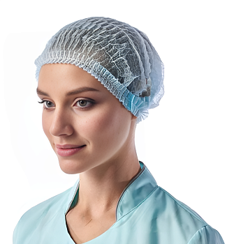 Шапочка "Шарлотта" голубой, 100шт/уп.