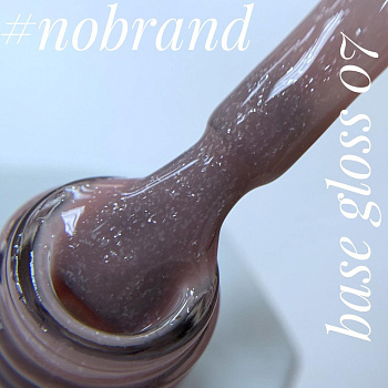 NoBrand Камуфлирующая база Base Gloss 07, 10мл NoBrand Камуфлирующая база Base Gloss 07, 10мл