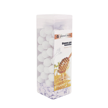 Planet Nails Шарики для маникюра Молоко и мед 250гр