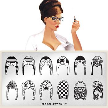 MoYou London Пластина для стемпинга PRO XL №17