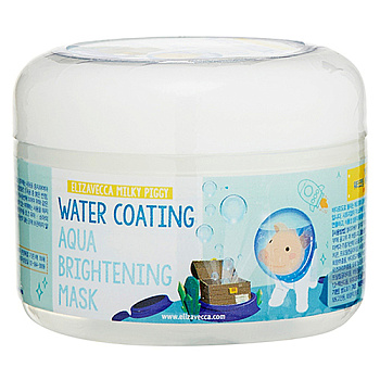 Elizavecca Маска ночная увлажняющая - Water coating aqua brightening mask, 100г