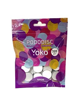 Yoko, Спонжик M для педикюра d20мм 25шт