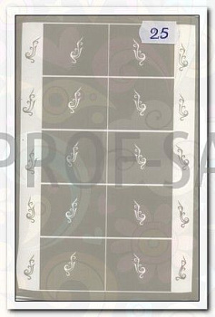 АэроСтиль Трафарет для аэрографа №25