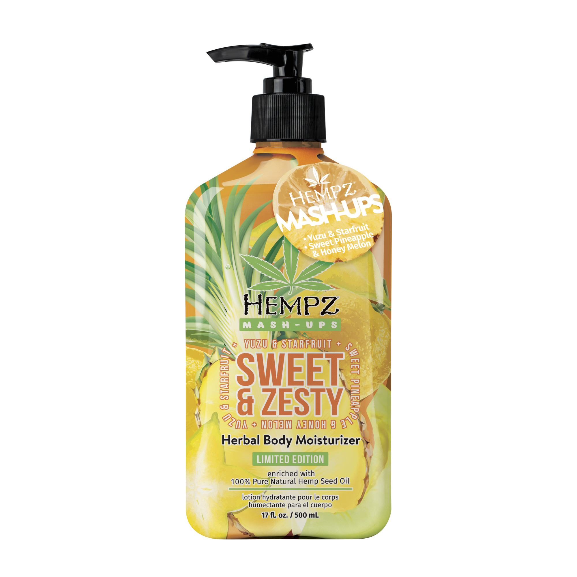 Hempz Молочко для тела увлажняющее Пикантный микс Sweet & Zesty Herbal Body Moisturizer, 500мл