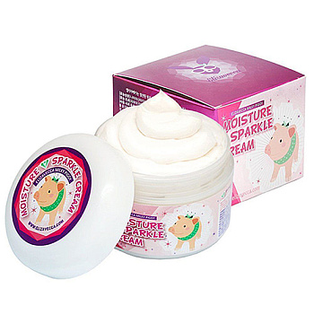 Elizavecca Крем для лица увлажняющий сияние - Moisture sparkle cream, 100г