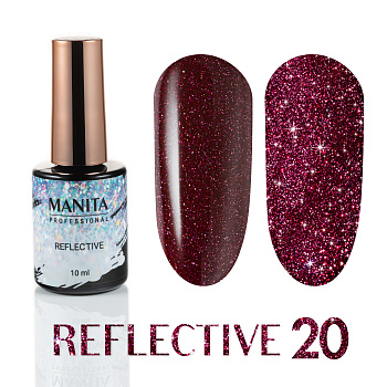 Manita Professional Гель-лак REFLECTIVE светоотражающий 20, 10мл.