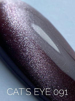 Sova De Luxe Кошачий глаз Cat's Eye 91 гель-лак, 15мл.