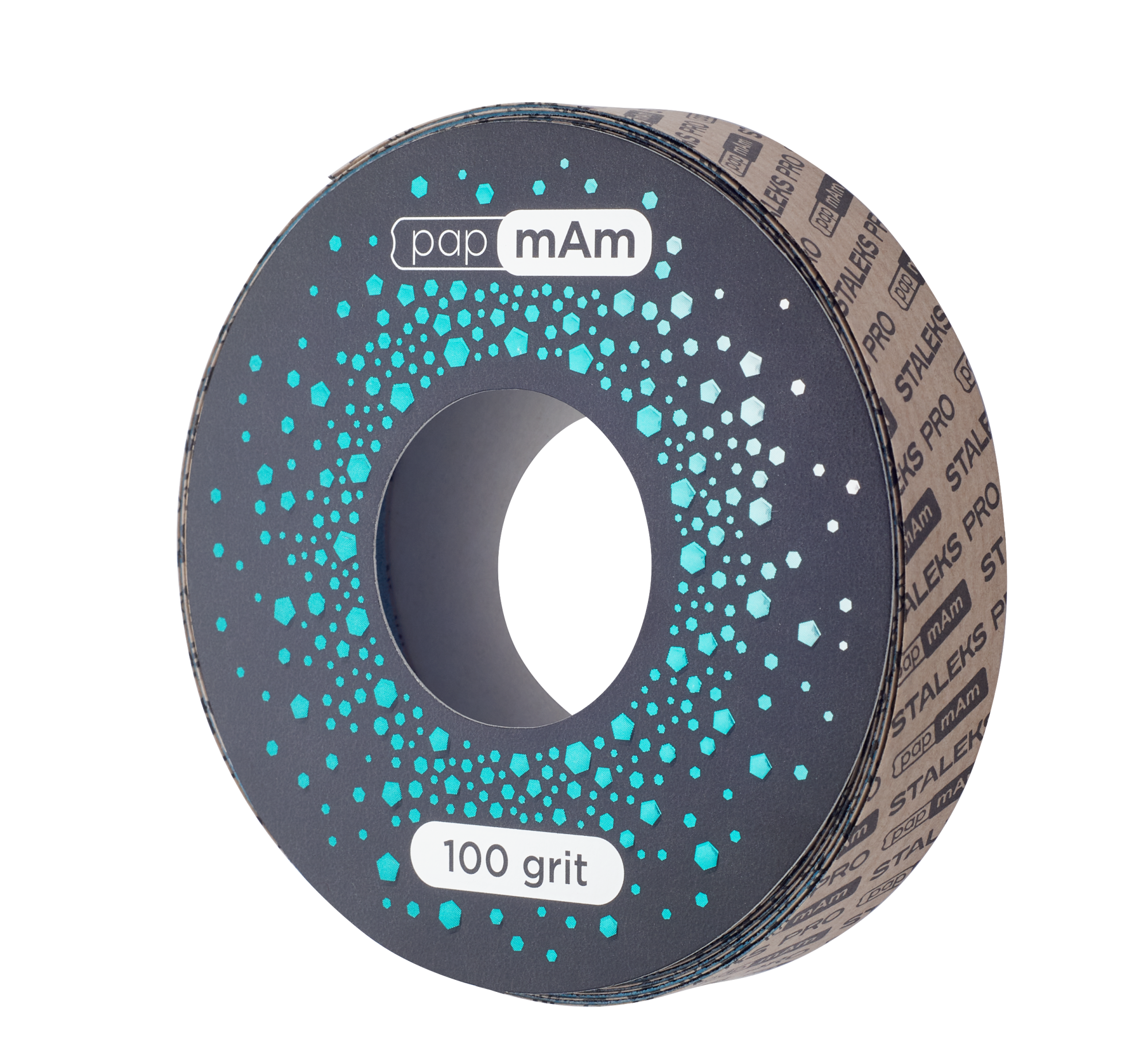 Staleks Pro Запасной блок файл-ленты papmAm для пластиковой катушки Exclusive Bobbinail 100 грит (6 м)