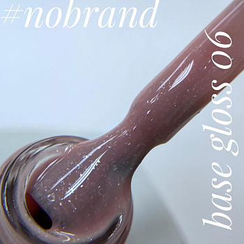 NoBrand Камуфлирующая база Base Gloss 06, 10мл NoBrand Камуфлирующая база Base Gloss 06, 10мл