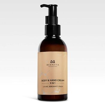 MANITA Professional Крем для рук и тела LYCHEE, BERGAMOT, PEACH, 150 мл.