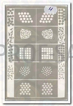 АэроСтиль Трафарет для аэрографа №4