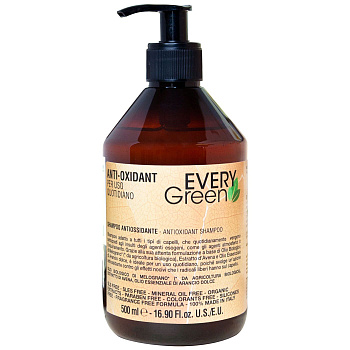 Dikson EVERY GREEN ANTI-OXIDANT Шампунь для ежедневного применения с протеином Сои, 500мл