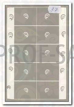 АэроСтиль Трафарет для аэрографа №37