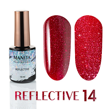 Manita Professional Гель-лак REFLECTIVE светоотражающий 14, 10мл.