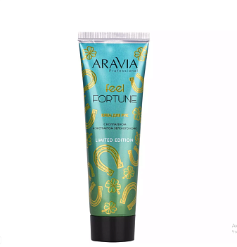 Aravia Professional Крем для рук Feel Fortune с коллагеном и экстрактом зеленого кофе, 100 мл