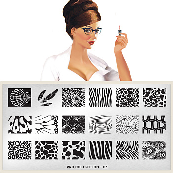 MoYou London Пластина для стемпинга PRO №03