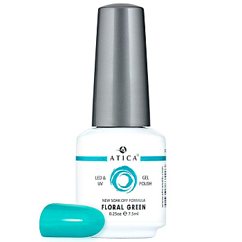 Atica Гель-лак Floral green 100GPM, 7.5мл