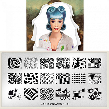 MoYou London Пластина для стемпинга Artist №15