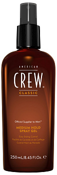 American Crew Спрей-гель для волос средней фиксации Classic Medium Hold Spray Gel, 250мл
