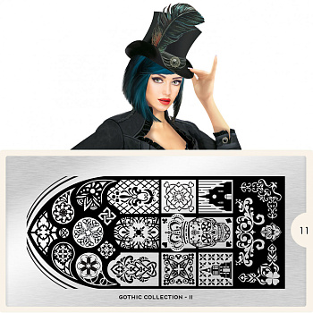 MoYou London Пластина для стемпинга Gothic №11