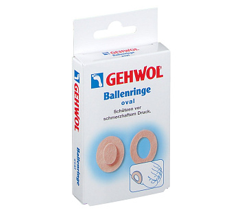 Gehwol Накладки кольцо, Овальные, 6шт