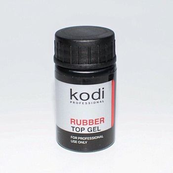 Kodi Каучуковое верхнее покрытие для гель-лака Rubber Top (без кисточки), 14мл