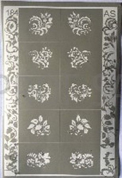 АэроСтиль Трафарет для аэрографа №184