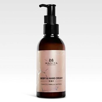 Manita Professional Крем для рук и тела TOBACCO, VANILLA, SAFFRON, 150мл.