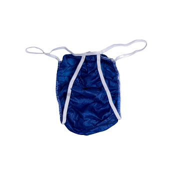 1-TOUCH Трусы синие бикини одноразовые мужские,спанбонд  25шт/уп.