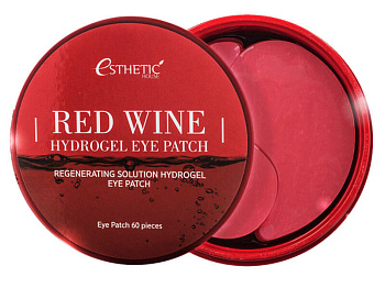 Esthetic House Патчи гидрогелевые с экстрактом красного вина - Red wine hydrogel eye patch, 60шт