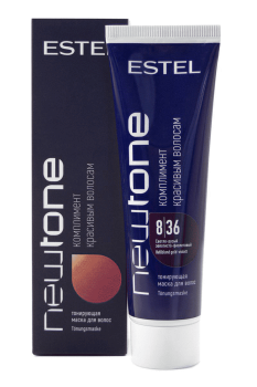 ESTEL NEWTONE Тонирующая маска для волос 8/36 Светлый русый золотисто-фиолетовый, 60мл