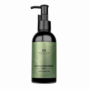 Manita Professional Крем для рук и тела FRESH BLACK TEA, 150мл.
