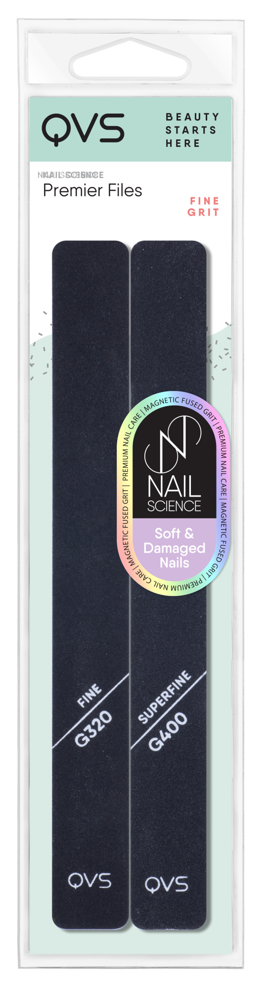 QVS Пилки для ногтей, 2шт