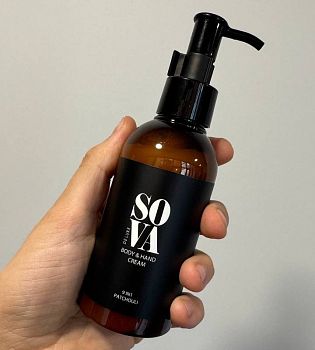 Sova De Luxe крем для тела и рук питательный PATCHOULI, 200мл