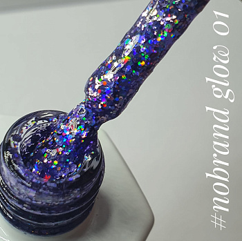 NoBrand Гель-лак Glow 01, 10мл NoBrand Гель-лак Glow 01, 10мл