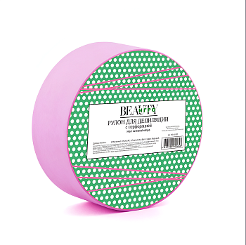 Бумага для депиляции в рулоне с перфорацией, Розовая, 100м. IGROBeauty