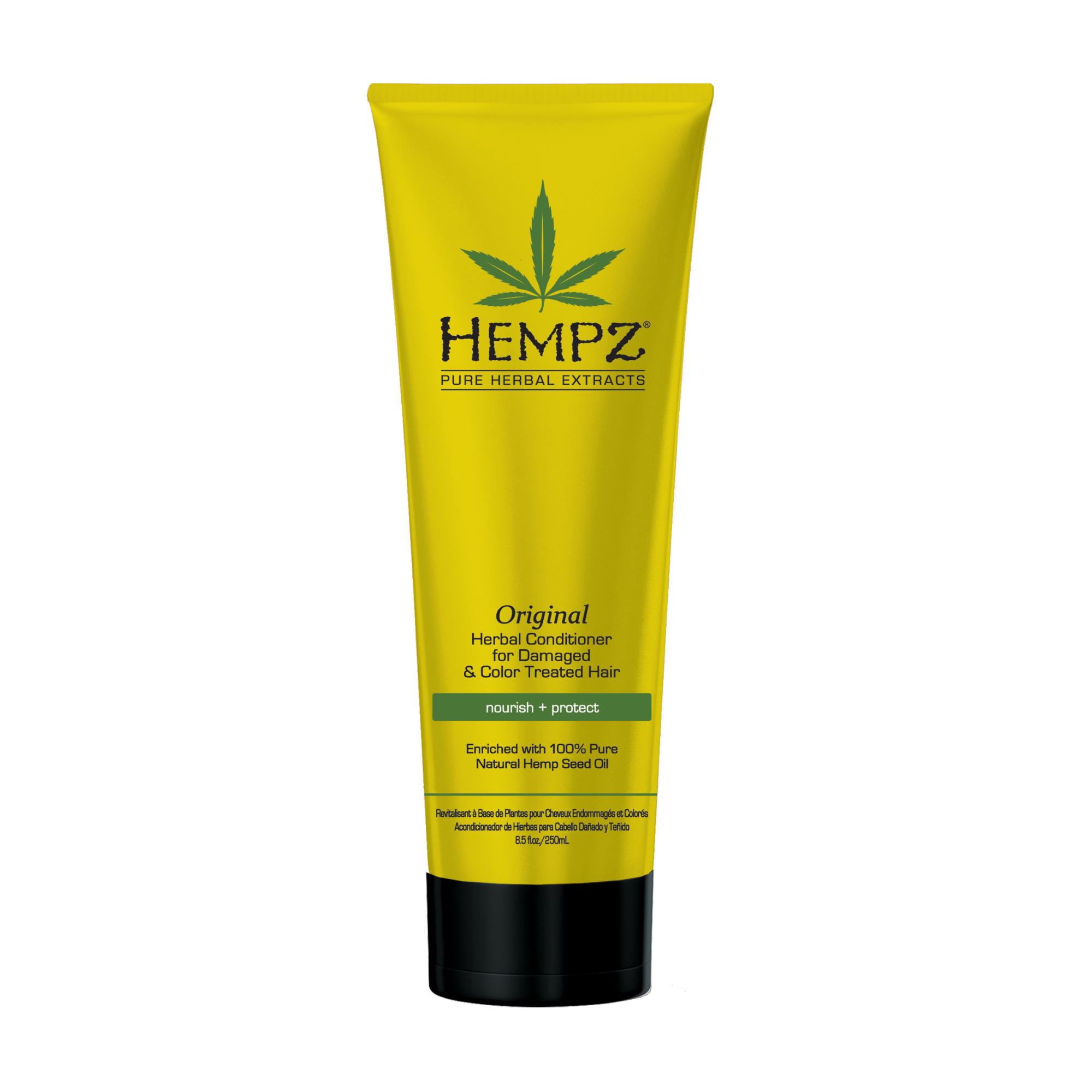 Hempz Кондиционер растительный Оригинальный для поврежденных окрашенных волос Original Herbal Conditioner For Damaged&Color Treated Hair, 265мл