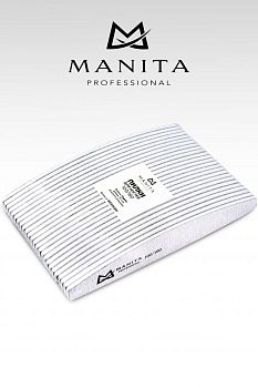 Manita Professional Пилка для ногтей Лодка 100/180 грит, 17,7 см Manita Professional Пилка для ногтей Лодка 100/180 грит, 17,7 см