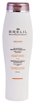 Brelil BIO BIOTREATMENT REPAIR Шампунь восстанавливающий "Жизнь волос", 250мл
