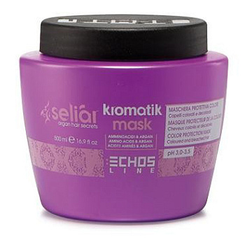 ECHOS Line Seliar Kromatik Mask Маска для защиты цвета окрашенных и осветленных волос 500мл