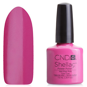 CND Shellac Hot Pop Pink, 7,3ml