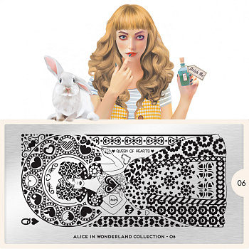 MoYou London Пластина для стемпинга Alice №06