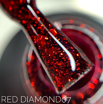 Sova De Luxe Red Diamond 07 гель-лак, 15мл.