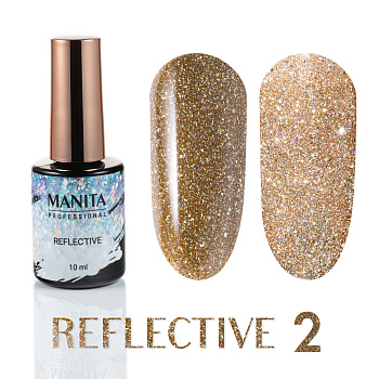 Manita Professional Гель-лак REFLECTIVE светоотражающий 02, 10мл.